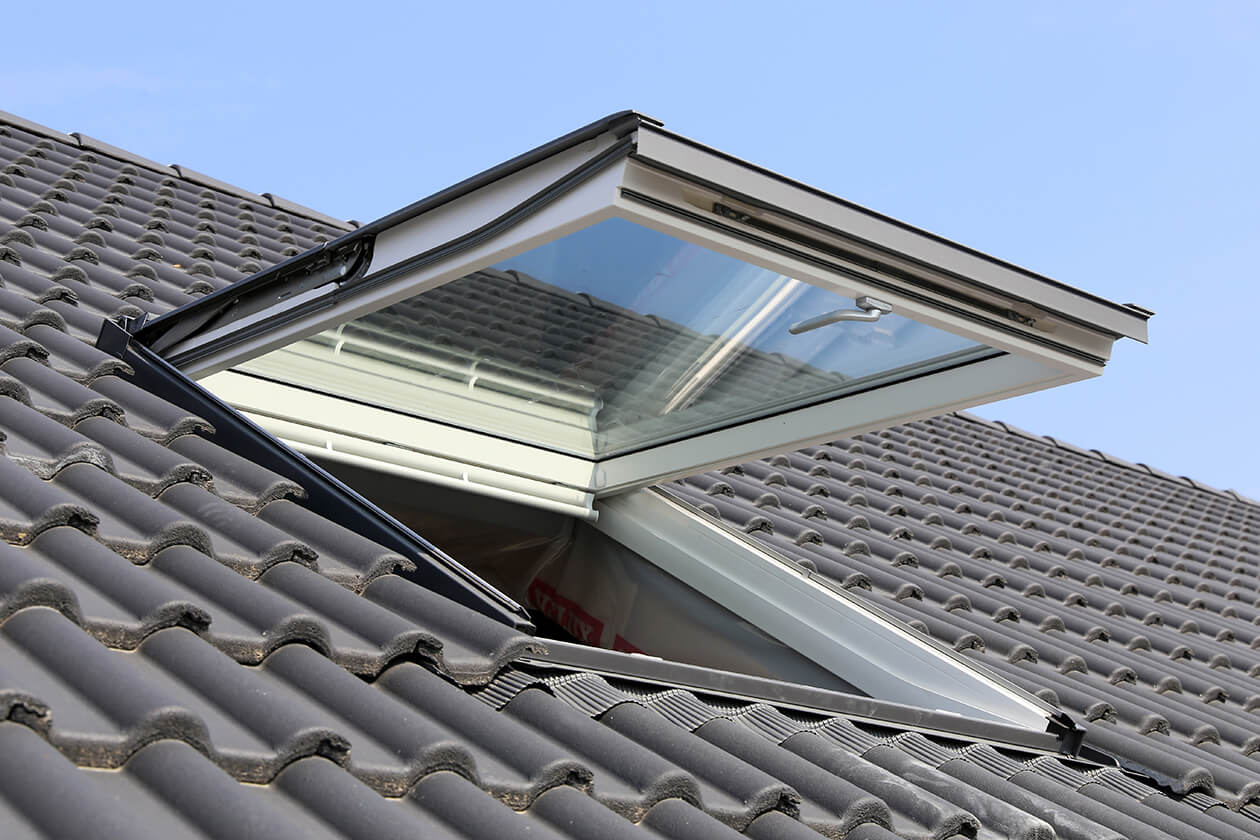 Roofing materials for skylight repair.